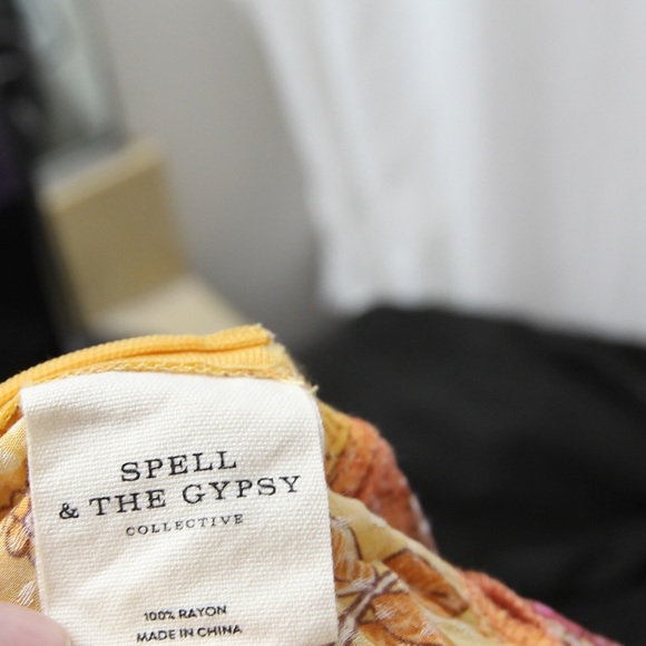 UFT Spell & The Gypsy Siren Song Strappy Midi Dress XS - Picture 15 of 16